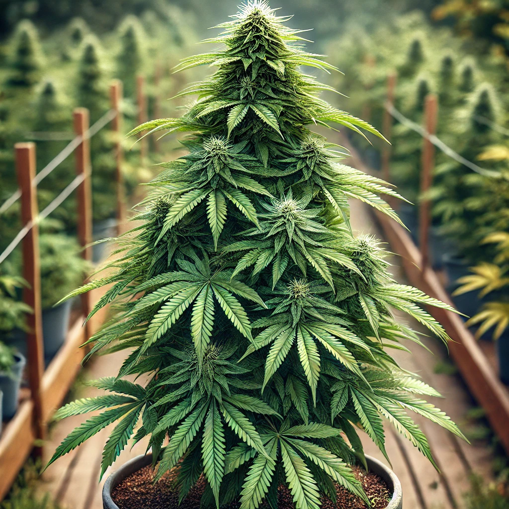 222 Weeks 5 6 Late Vegetative to Early Flowering Stage of Cannabis Cultivation